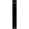Ekena Millwork Edwards Wrought Iron Bracket, (Single center brace), Powder Coated Black 1 1/2"W x 5 1/2"D x 8"H BKTM01X05X08SED - alternate 2